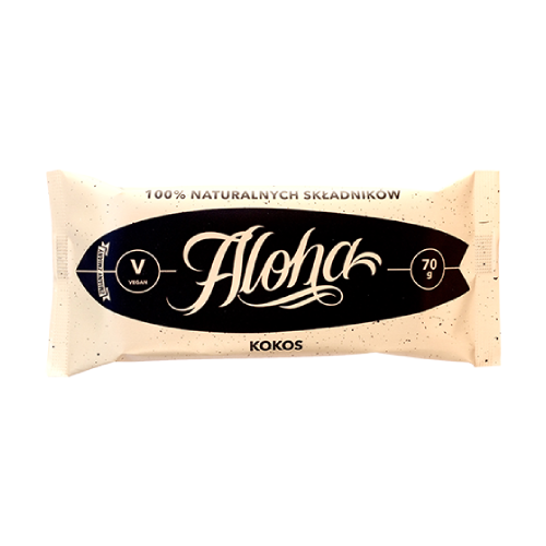 Baton vegan cu cocos – Aloha, 70 g